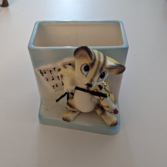 Vintage Mouse Planter or Vase - Picture 3 of 7